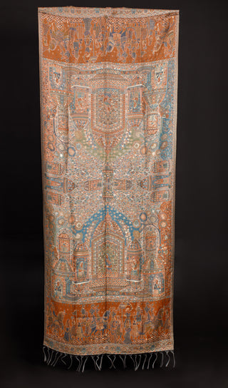 Regal Mughal Dynasty Shawl - Sultana Dunes