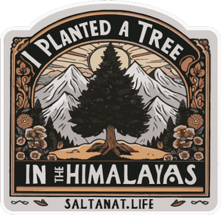 Every salt lamp and other Mughal themed item purchase gets reciprocated by 1 Tree being planted in the Himalayas