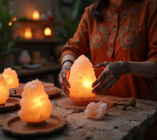 "Every Salt Lamp is Unique"– because each item is handcrafted with close attention, no two salt lamps are ever the same