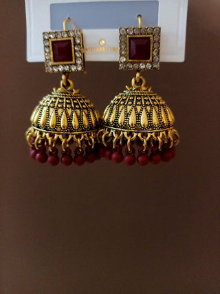 Mughal Royal Jhumka Earrings
